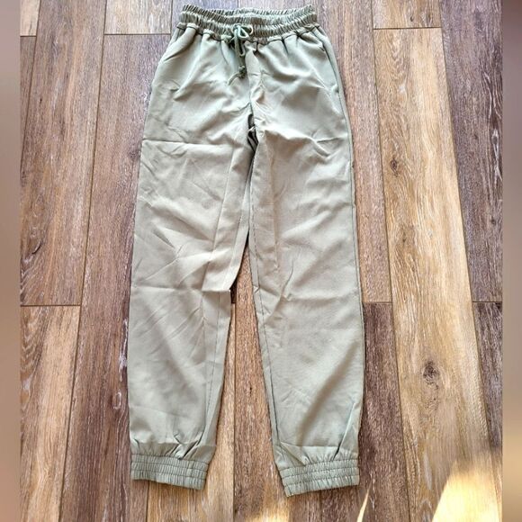 Nwt Only track pant size xs light olive green - Picture 2 of 13